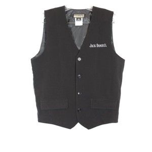 Bishop Jack Daniel's Black Men's Sleeveless Vest Medium 004
